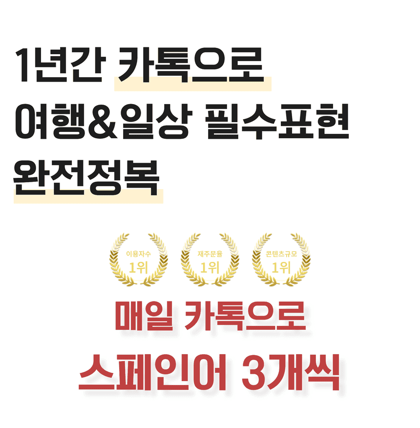 스페인어 서비스 소개 1