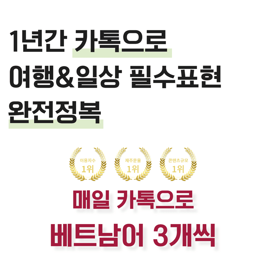 베트남어 서비스 소개 1
