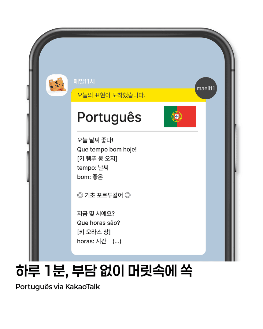 포르투갈어 서비스 소개 2